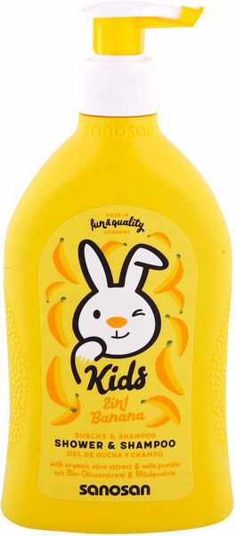 SANOSAN dětský sprchový gel a šampon Banán 400 ml porovnat ceny