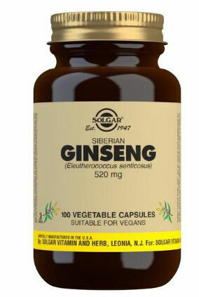 Solgar Sibiřský Ženšen 520mg 100cps porovnat ceny