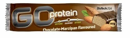 BiotechUSA Go Protein Bar Čokoláda/Marcipán 21x80g porovnat ceny