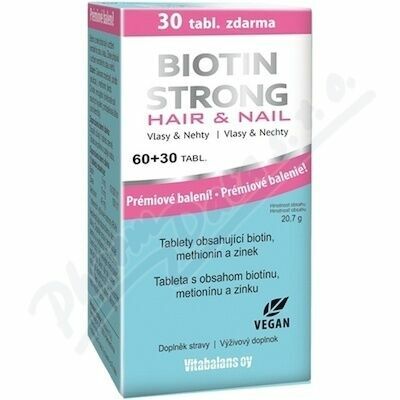 Biotin Strong Hair & Nail tbl. 60+30 porovnat ceny