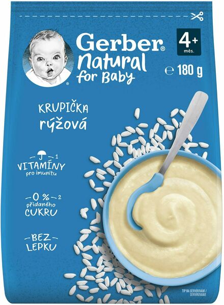Gerber Natural rýžová krupička 180 g porovnat ceny