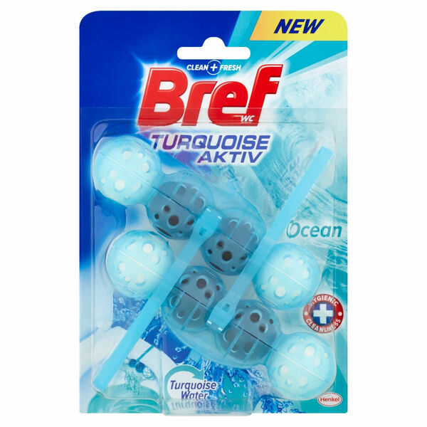 BREF Turquoise Aktiv Ocean tuhý WC blok 2x50 g porovnat ceny
