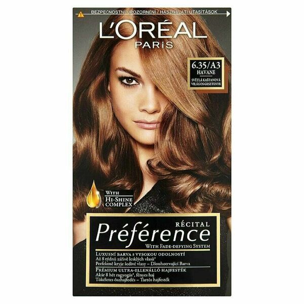 L'ORÉAL Récital Préférence 6,35/A3 Světlý kaštan porovnat ceny