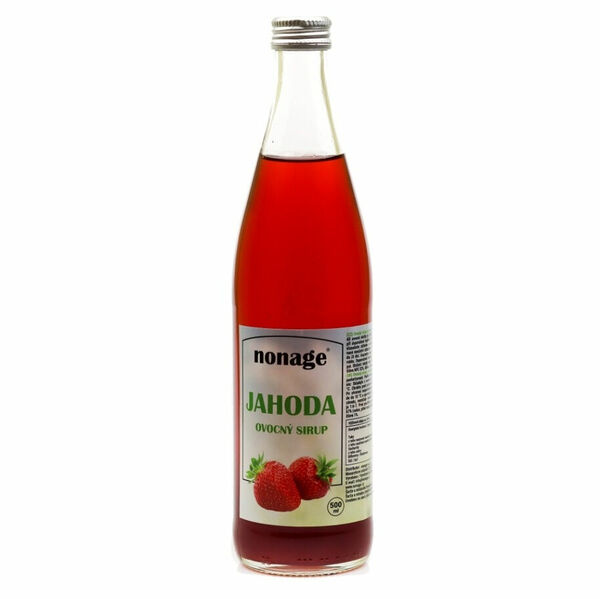 NONAGE Jahodový ovocný sirup 500 ml porovnat ceny