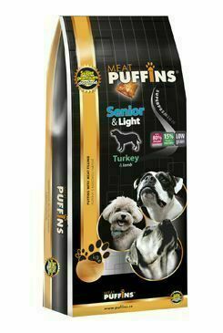 Puffins Dog Senior&light 1kg porovnat ceny