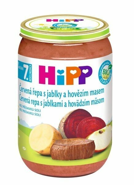 HiPP JUNIOR BIO Červ.řepa s jablky a hov.m. 220g porovnat ceny