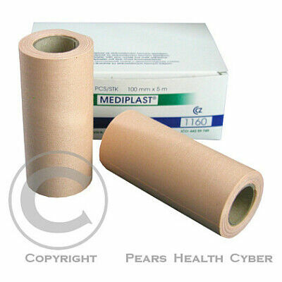 Náplast Mediplast 10cm x 5m 1160 v balení 3ks porovnat ceny
