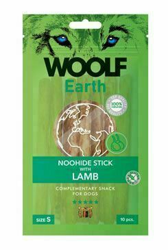 Woolf pochoutka earth noohide S lamb 90g porovnat ceny