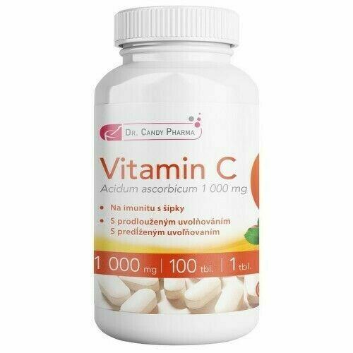 Dr.candy Pharma Vitamin C Akut Tbl.100x1000mg porovnat ceny