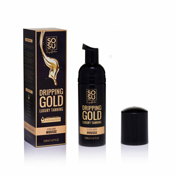 SOSU Dripping Gold Luxury Mousse samoopalovací pěna ultra dark 150 ml porovnat ceny