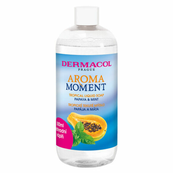 DERMACOL Papája a máta Aroma Moment Náhradní Náplň do tekutého mýdla na ruce 500 ml porovnat ceny