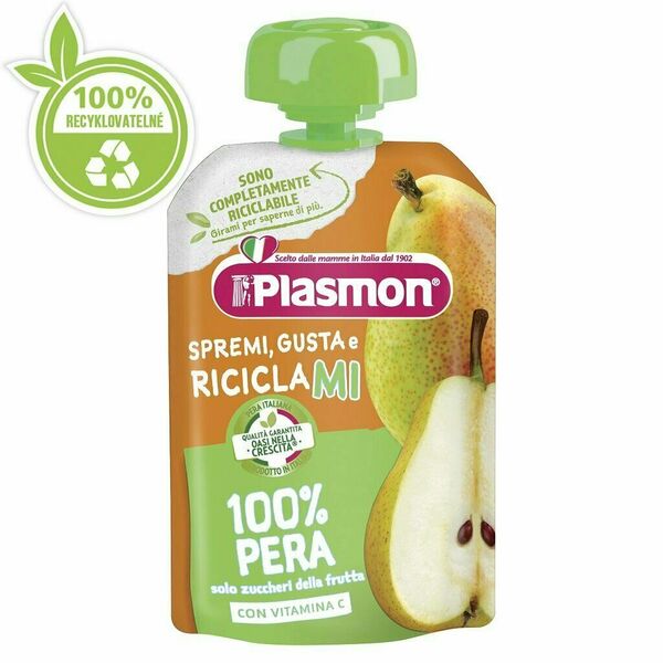 Plasmon Kapsička ovocná hruška 100g 6m+ porovnat ceny
