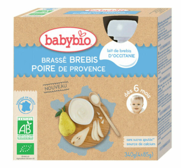 BABYBIO svačinka z ovčího mléka hruška 4x85g porovnat ceny