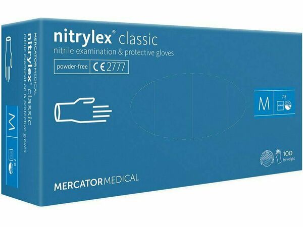 Mercator Nitrilové rukavice (bez pudru) vel.M 100 ks porovnat ceny