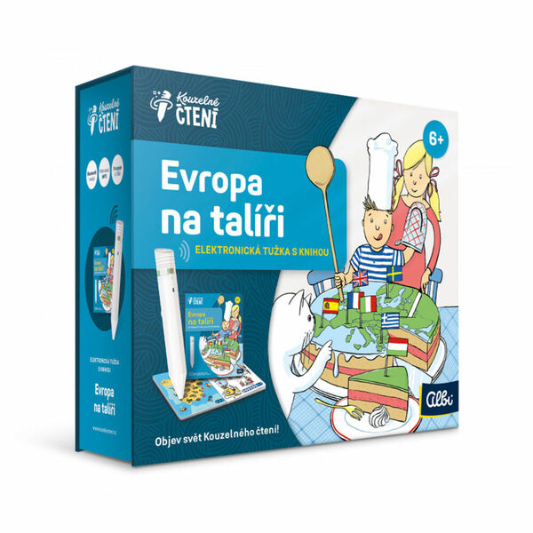 ALBI Kouzelné čtení tužka 2.0 + Evropa na talíři porovnat ceny