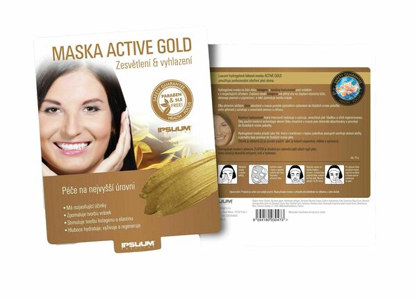 Ipsum prestige Maska ACTIVE GOLD Zesvětlení a vyhlazení 25 g porovnat ceny
