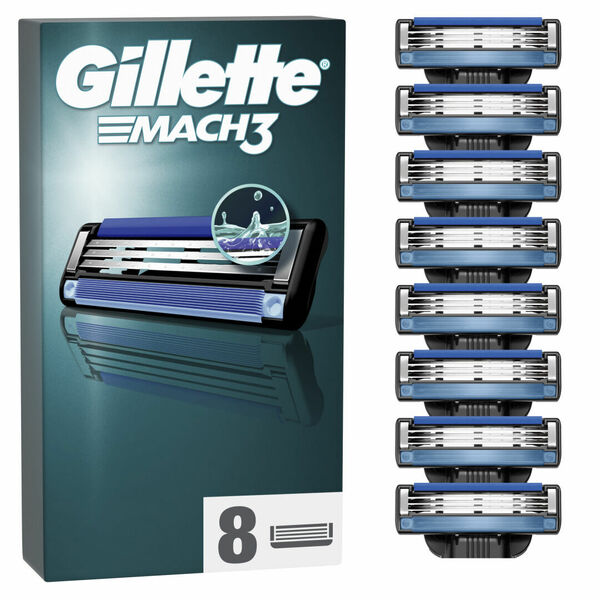 Gillette Mach3 Náhradní holicí hlavice pro muže 8 ks porovnat ceny