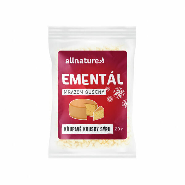 ALLNATURE Emmental sušený mrazem 20 g porovnat ceny
