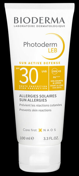 Bioderma Photoderm Leb SPF 30 opalovací gel-krém na sluneční alergii 100 ml porovnání ceny