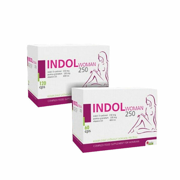 INDOL  WOMAN 250 akce 180 kapslí porovnat ceny