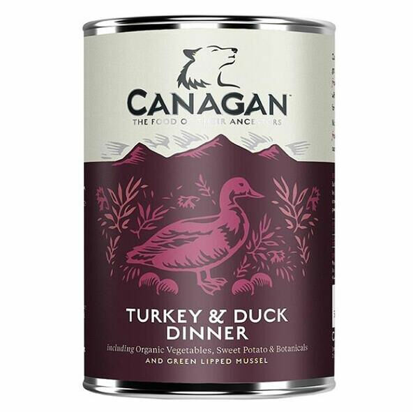CANAGAN Turkey & duck dinner konzerva pro psy 400 g porovnat ceny