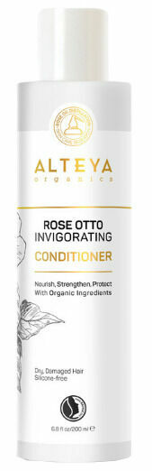Alteya Organics  Povzbuzující kondicionér na suché a poškozené vlasy s růžovým olejem 200ml porovnat ceny