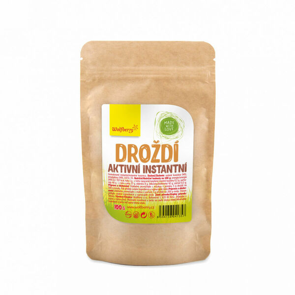 WOLFBERRY Droždí aktivní instantní kvasnice 100 g porovnat ceny
