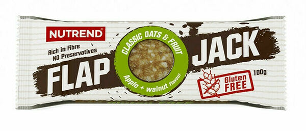 Nutrend Flapjack gluten free jablko+vlašský ořech 100g porovnat ceny