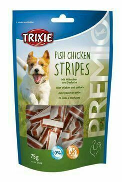 Trixie Premio Stripes Pásky Kuře A Losos 75g Tr porovnat ceny