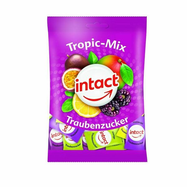Intact Hroznový cukr Tropický mix sáček 100 g porovnat ceny