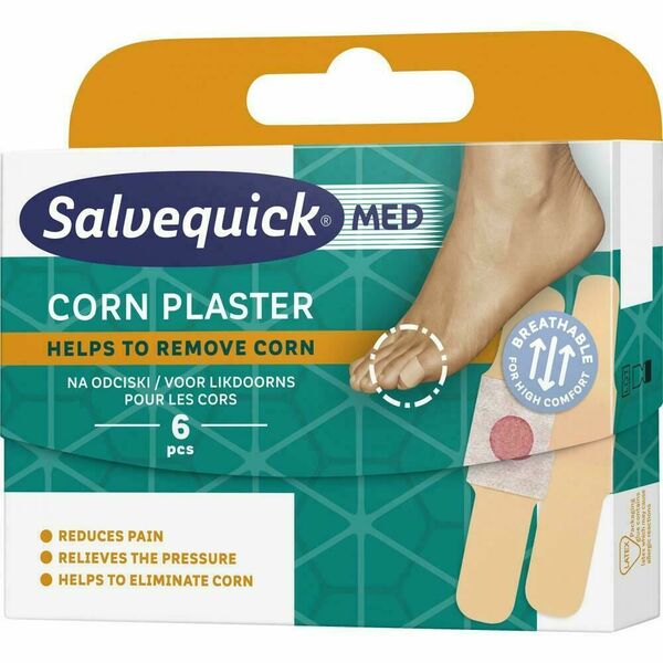 Salvequick Corn Náplast na kuří oka, 6ks porovnat ceny