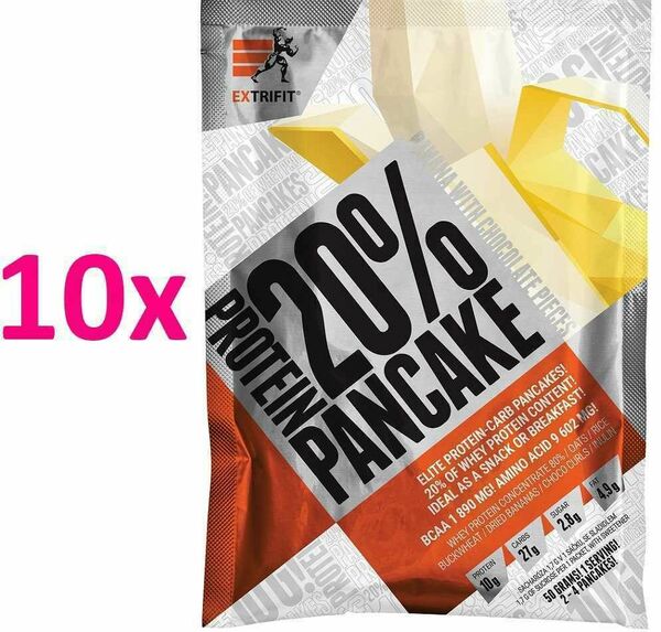 Extrifit Proteinové palačinky 20% 10x50g banán čokoláda porovnat ceny