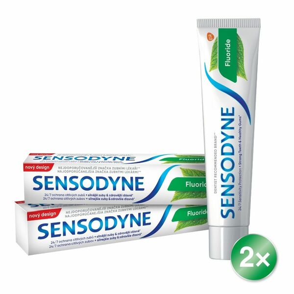 Sensodyne Fluoride zubní pasta 2x75ml porovnat ceny