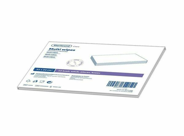Steriwund Multi wipes 21x24 cm víceúčelové ubrousky 10 ks porovnat ceny