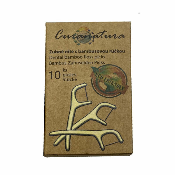 Curanatura Bambusové zubní nitě 10 ks porovnat ceny