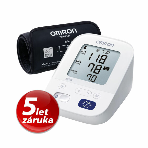 Omron Digitální tonometr M3 Comfort Intelli 5 let záruka porovnat ceny