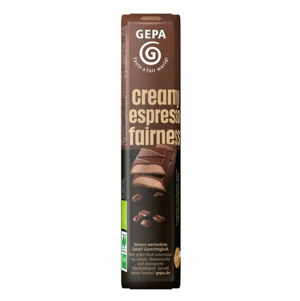 GEPA Hořká pralinková tyčinka s mléčným krémem espresso BIO 37,5 g porovnat ceny