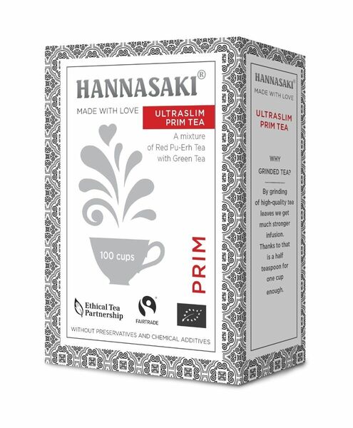 Hannasaki Ultraslim Prim Tea BIO sypaný čaj 50 g porovnat ceny