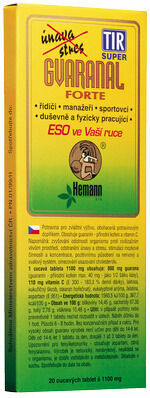Hemann Gvaranal forte 1100mg 20 tablet porovnat ceny