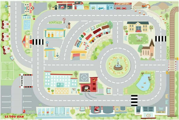 Le Toy Van Hrací koberec Playmat Moje první město 80x120cm porovnat ceny