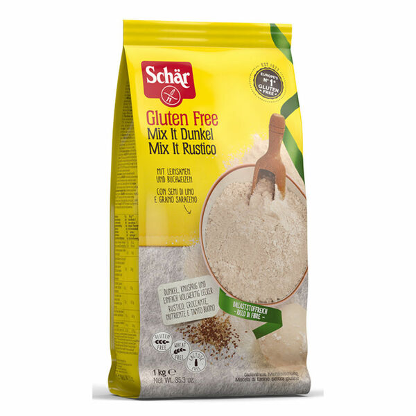 SCHÄR Mix bezlepková mouka tmavá 1kg porovnat ceny
