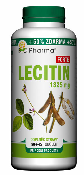 BIO Pharma Lecitin Forte 1325mg 90+45 tobolek porovnat ceny
