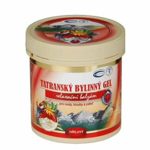 TOPVET Tatranský bylinný gel hřejivý 250 ml porovnat ceny