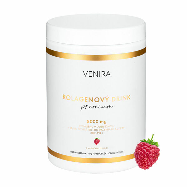 Venira Premium kolagenový drink, malina 8000mg porovnat ceny