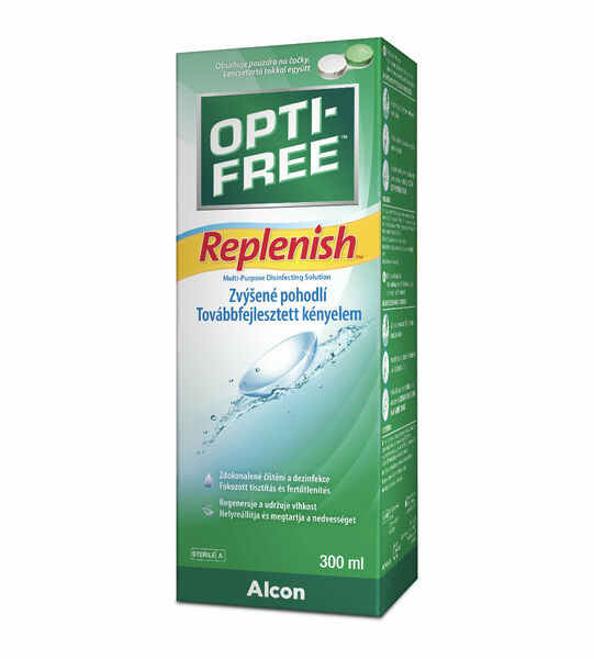 Opti free Replenish roztok 120 ml + pouzdro na čočky porovnat ceny