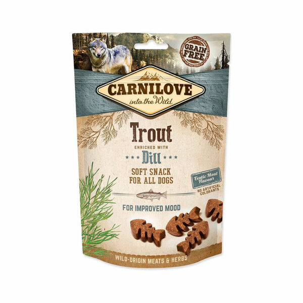 CARNILOVE Dog Semi Moist Snack Trout&Dill 200g porovnat ceny