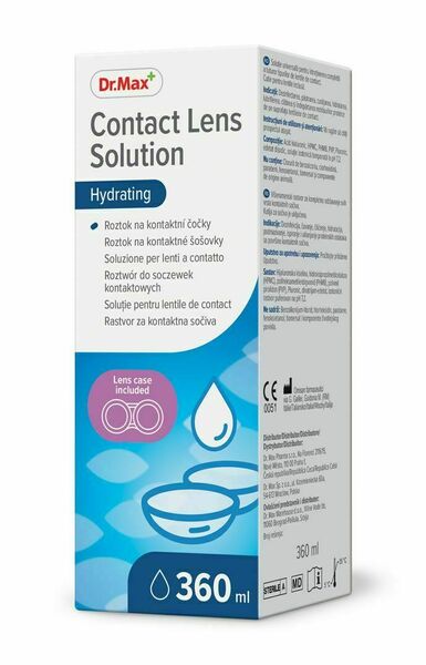 Dr. Max Contact Lens Solution roztok na kontaktní čočky 360 ml porovnání ceny