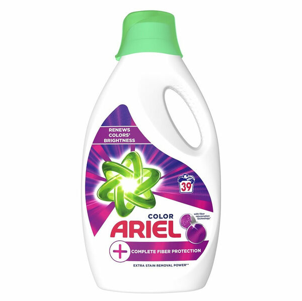 ARIEL Complete Fiber Protection color Tekutý prací gel 39 pracích dávek/2145 ml porovnat ceny