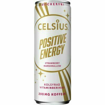 Celsius Energetický Nápoj Positive Energy - Příchuť Jahoda Maršmeloun 355ml porovnat ceny