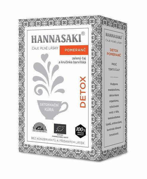 Hannasaki Detox Pomeranč BIO sypaný čaj 50 g porovnat ceny